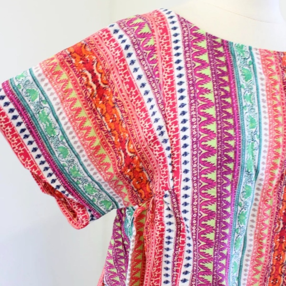 Maeve Anthropologie Mila Colorful Printed Top - Picture 4 of 7